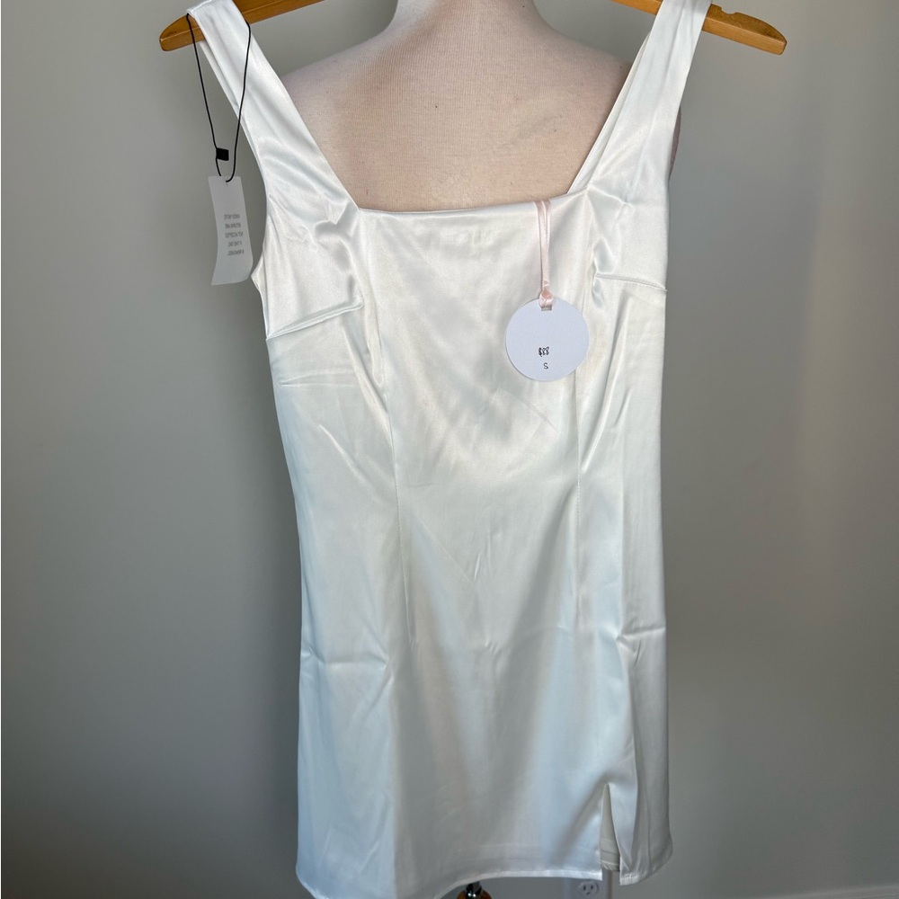 Abigail White Mini Dress - Picture 2 of 4